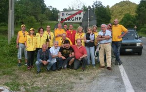 Foto di gruppo dei Marshal al rally 1000 miglia 2017